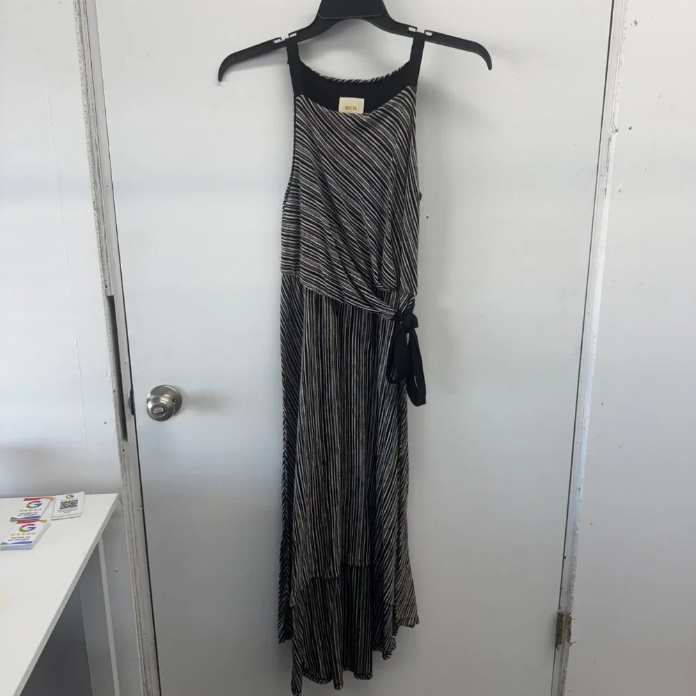 Maeve Anthropology Asymmetrical Black Sleeveless Dress - XS, - Picture 7 of 11